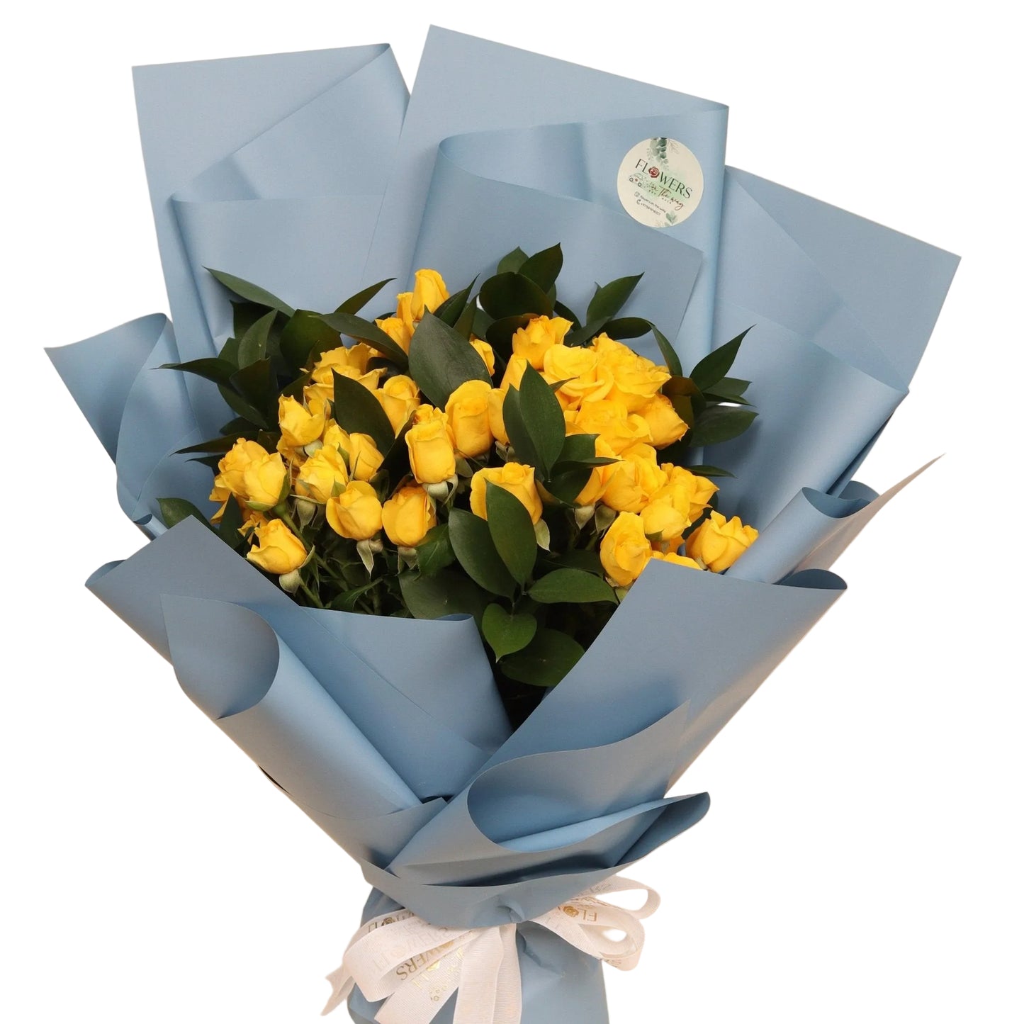 Radiate warmth and joy with the Romantic Fragrance of this yellow spray rose bouquet. With clusters of petite blooms on each stem, these cheerful yellow roses create a lush, textured arrangement that feels both delicate and vibrant.
A golden touch of happiness — handcrafted and delivered fresh across Dubai.