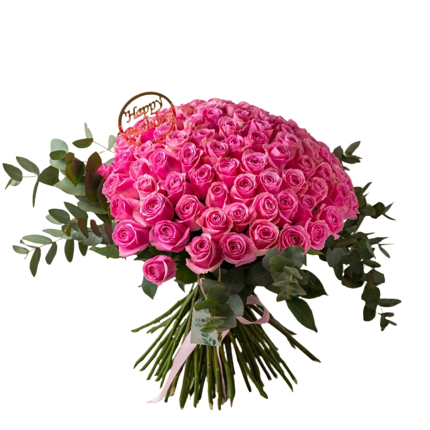 A birthday celebration wrapped in petals — Pink Birthday Bloom is a luxurious bouquet of 99 soft pink roses, beautifully arranged to make someone’s special day truly unforgettable. Elegant, joyful, and full of charm — perfect for surprising someone you love. Available with fast flower delivery in Dubai.