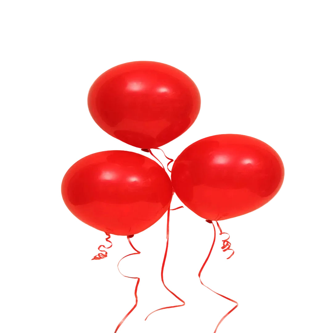 Make a bold statement with this classic Red helium balloon.
A timeless symbol of love and celebration, it’s designed to stay inflated for approximately four hours, making it an ideal accent for romantic gestures, birthdays, and festive décor.
Perfect with flowers or gifts — with same-day delivery in Dubai.