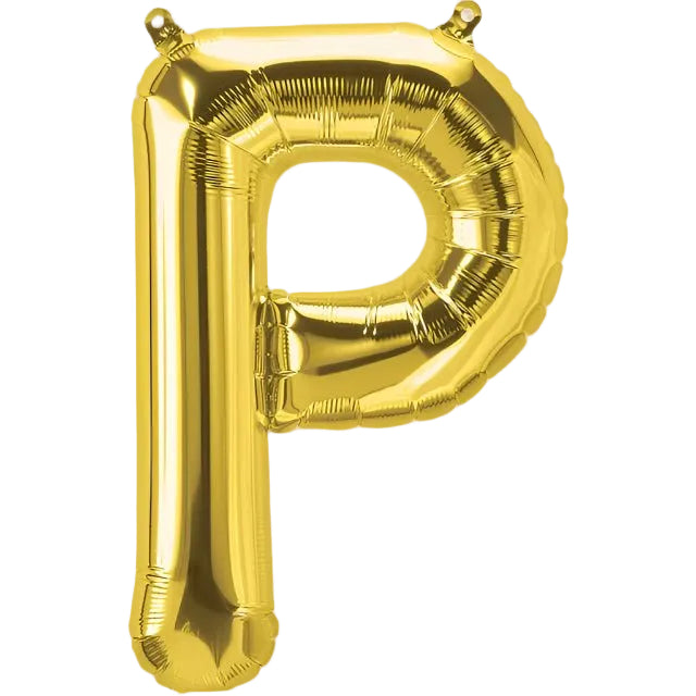 Celebrate in style with this Gold Helium Balloon – Letter P, perfect for initials, names, birthdays, or elegant party décor. Large and eye-catching (approx. 1 meter), available with fast balloon delivery in Dubai.