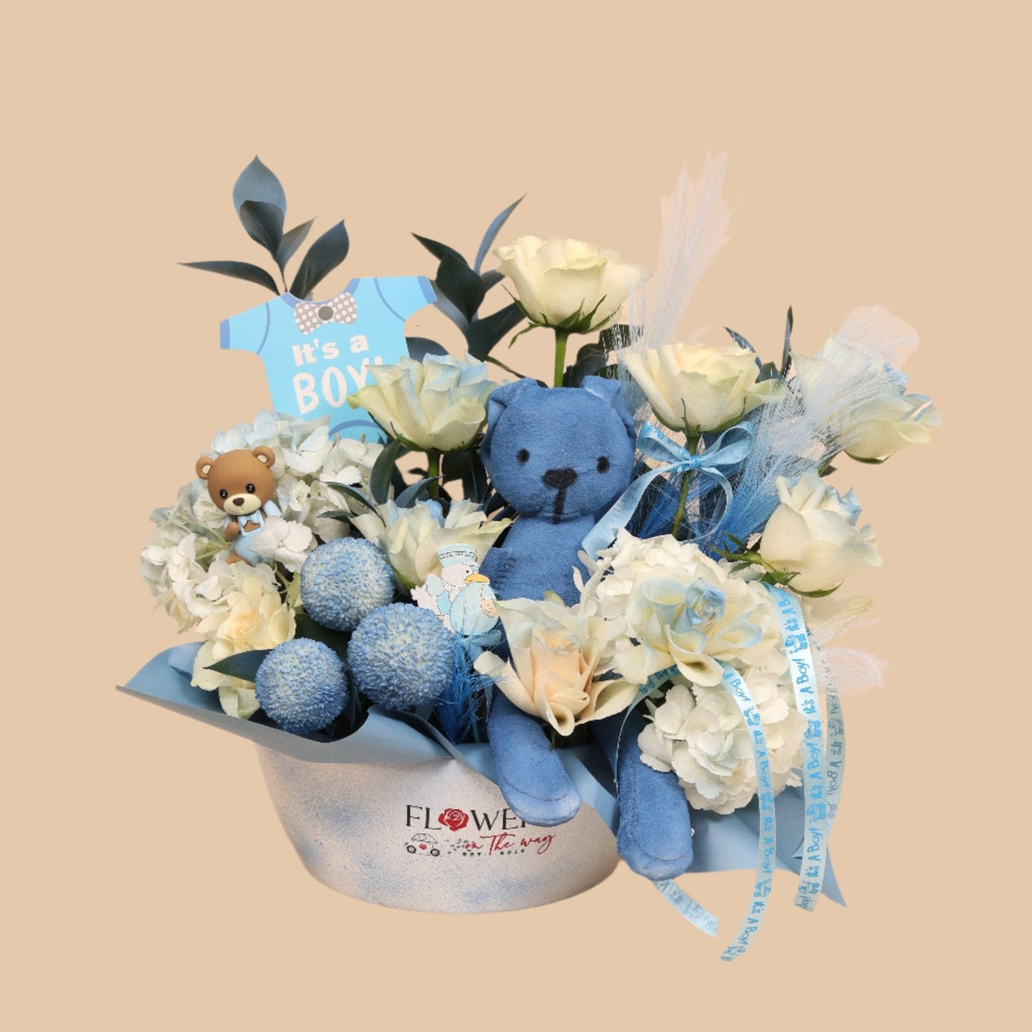 دفء الوليد | Newborn Warmth – Baby Boy - Flowers On The Way