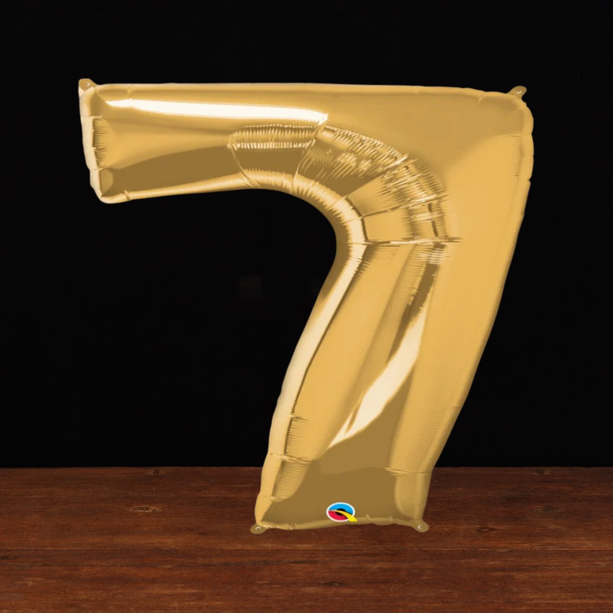 Gold Number 7 Balloon
