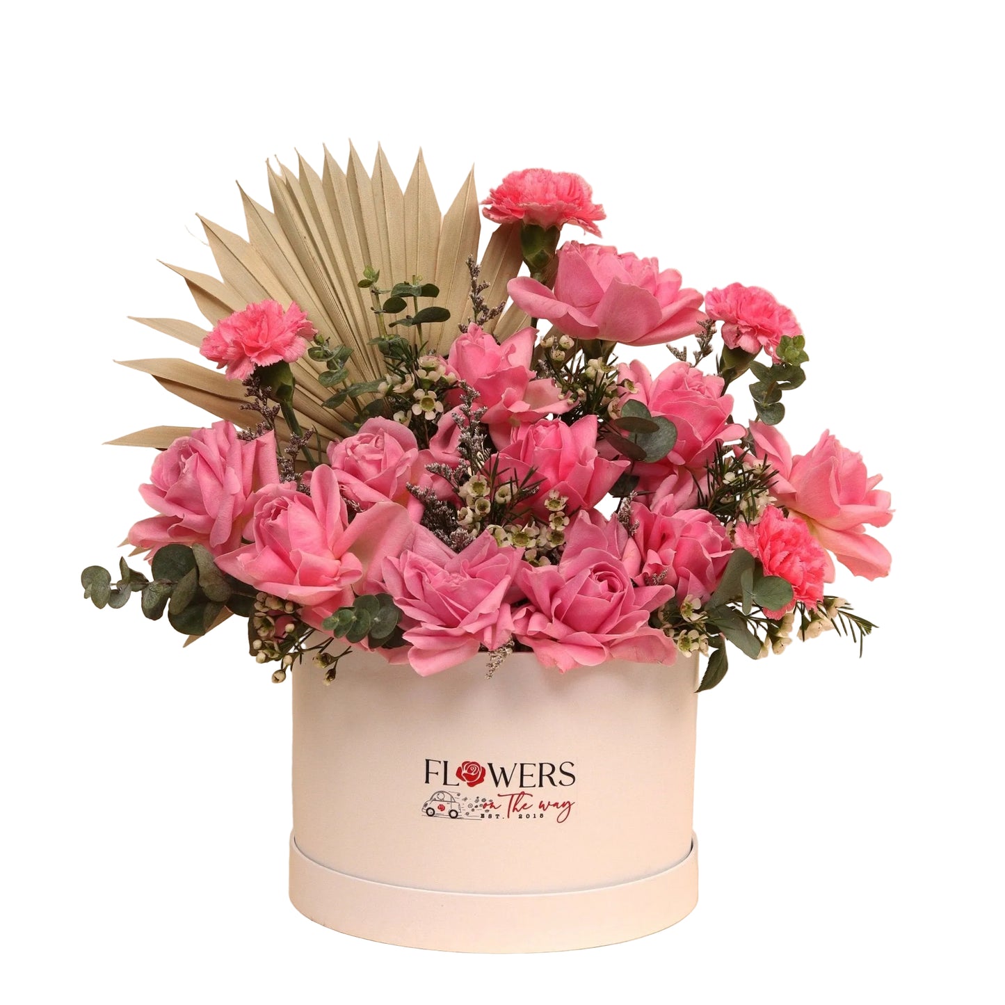 The Color Whisper arrangement is a radiant display of softness, grace, and heartfelt warmth. Featuring blooms in shades from delicate blush to vibrant fuchsia, it beautifully expresses affection, admiration, and joy — a bouquet designed to brighten someone’s day with elegance.
Available for fast flower delivery in Dubai – perfect for thoughtful gifts and joyful floral surprises.