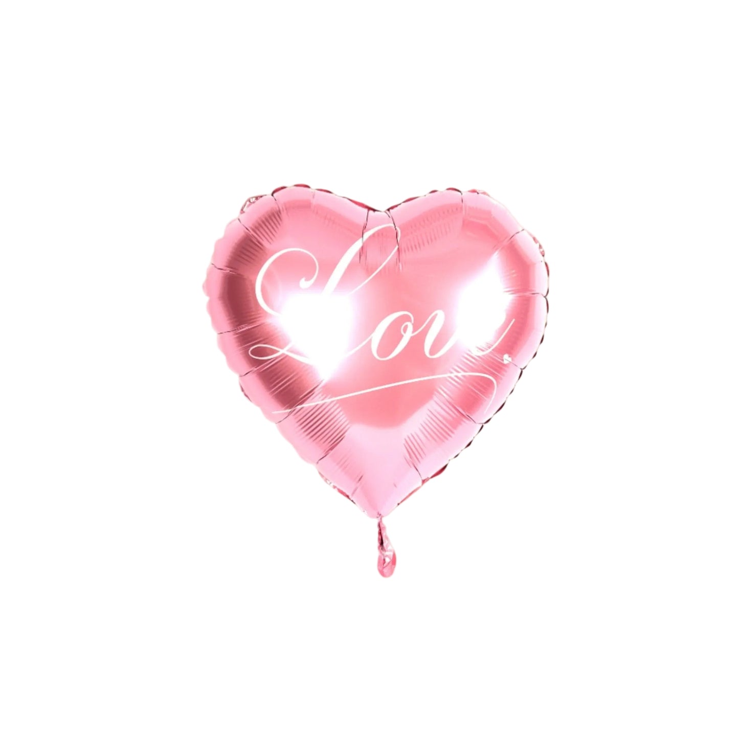 A luxurious deep pink heart-shaped helium balloon, radiating bold femininity and vibrant emotion. Perfect for romantic occasions, birthdays, or any moment when you want your love to stand out in a stylish and heartfelt way.