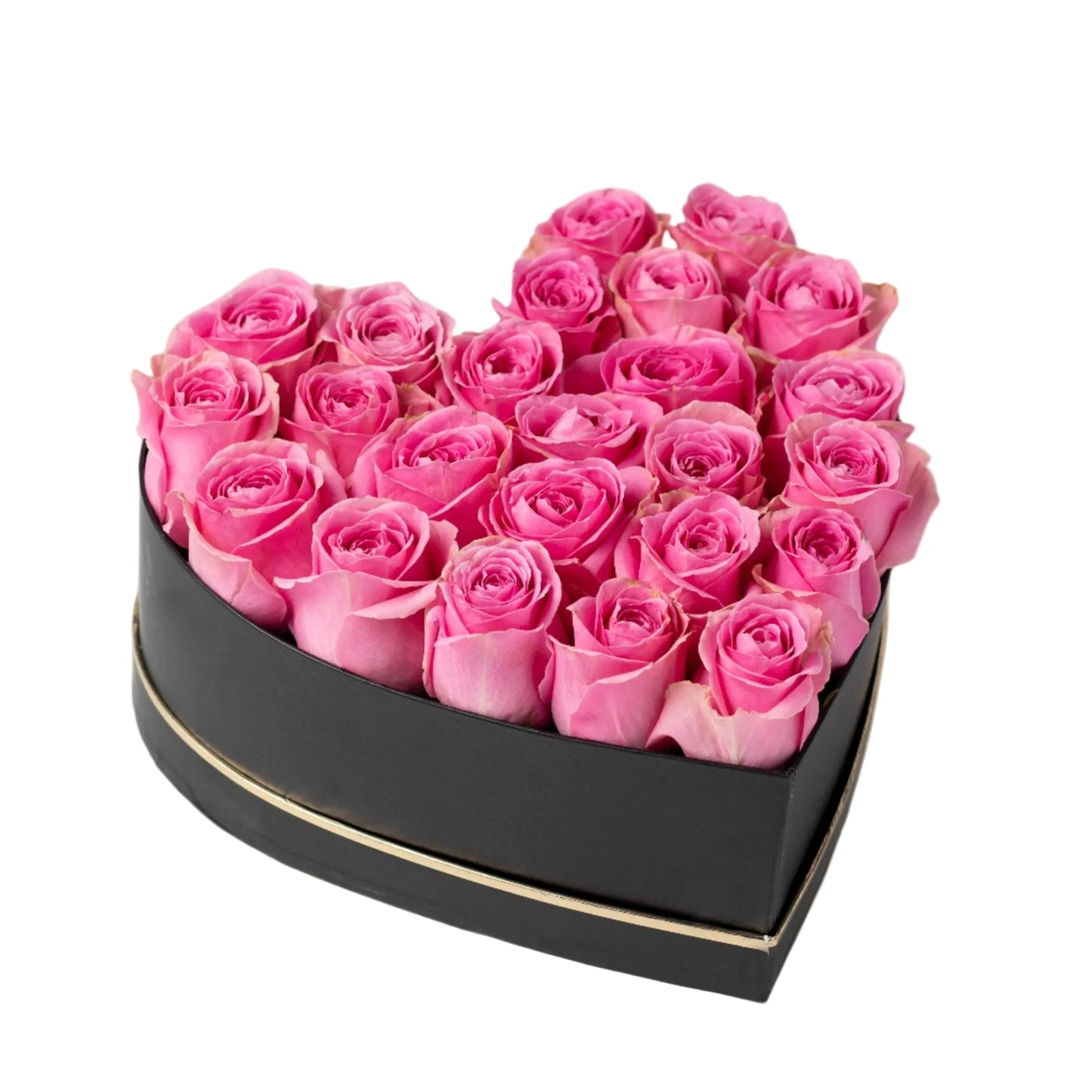 A soft feminine touch and a heart full of love — Pink Heart Box is a medium-sized heart-shaped box filled with luxurious pink blooms, elegantly arranged to impress. Perfect for romantic gestures, birthdays, or expressing heartfelt emotions. Available with fast flower delivery in Dubai.