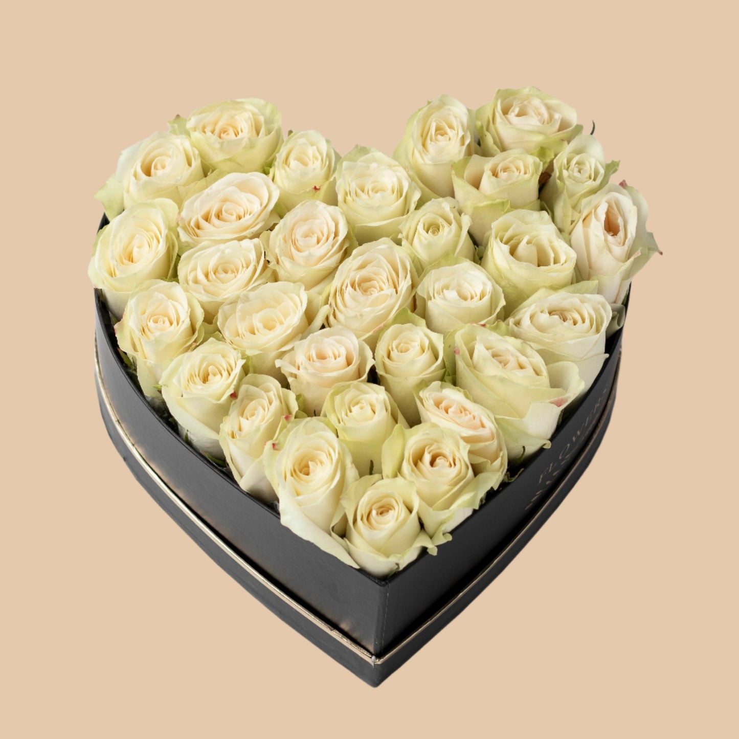 قلبي الأبيض | White Heart Box - Flowers On The Way