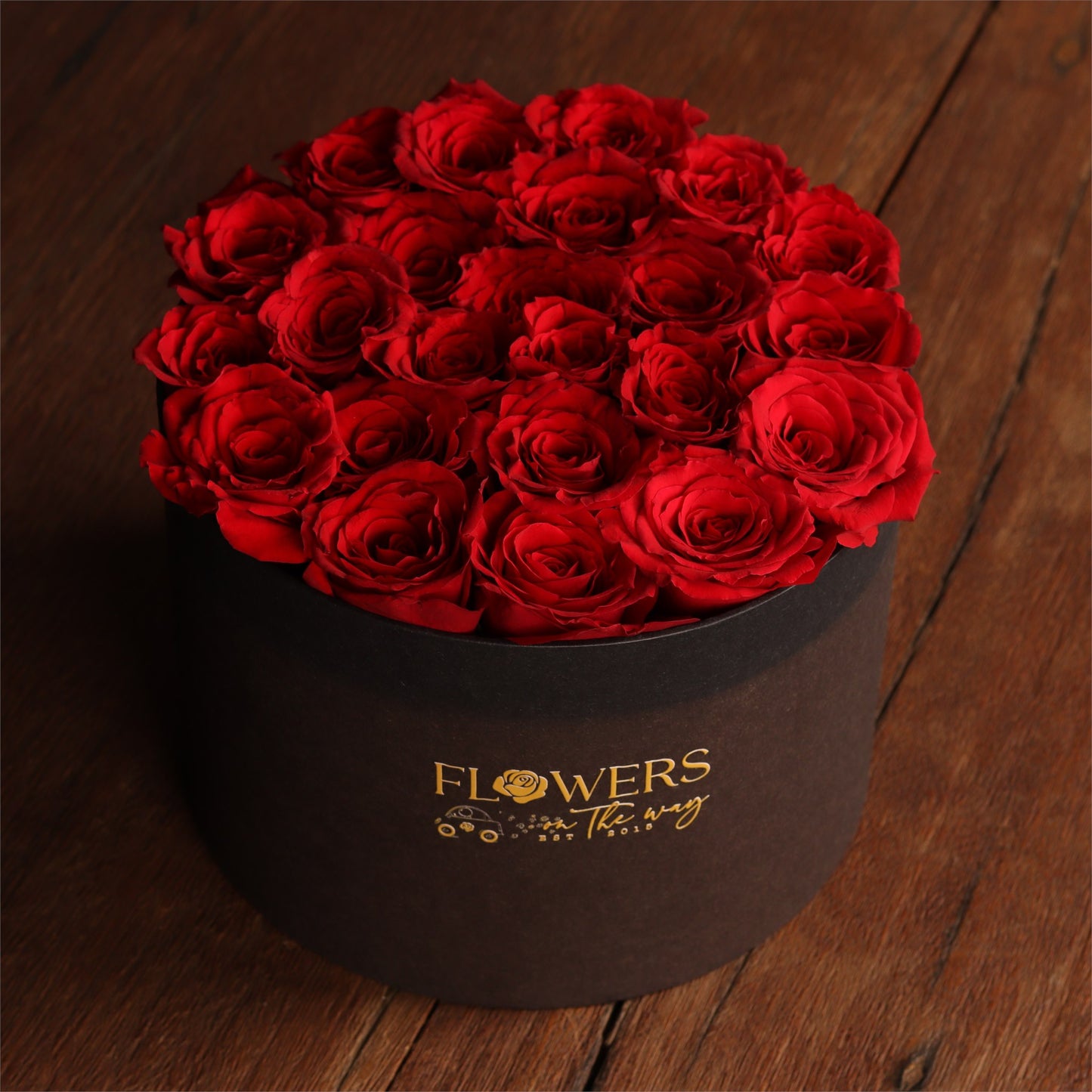 Midnight Velvet Rose Box - alternate view