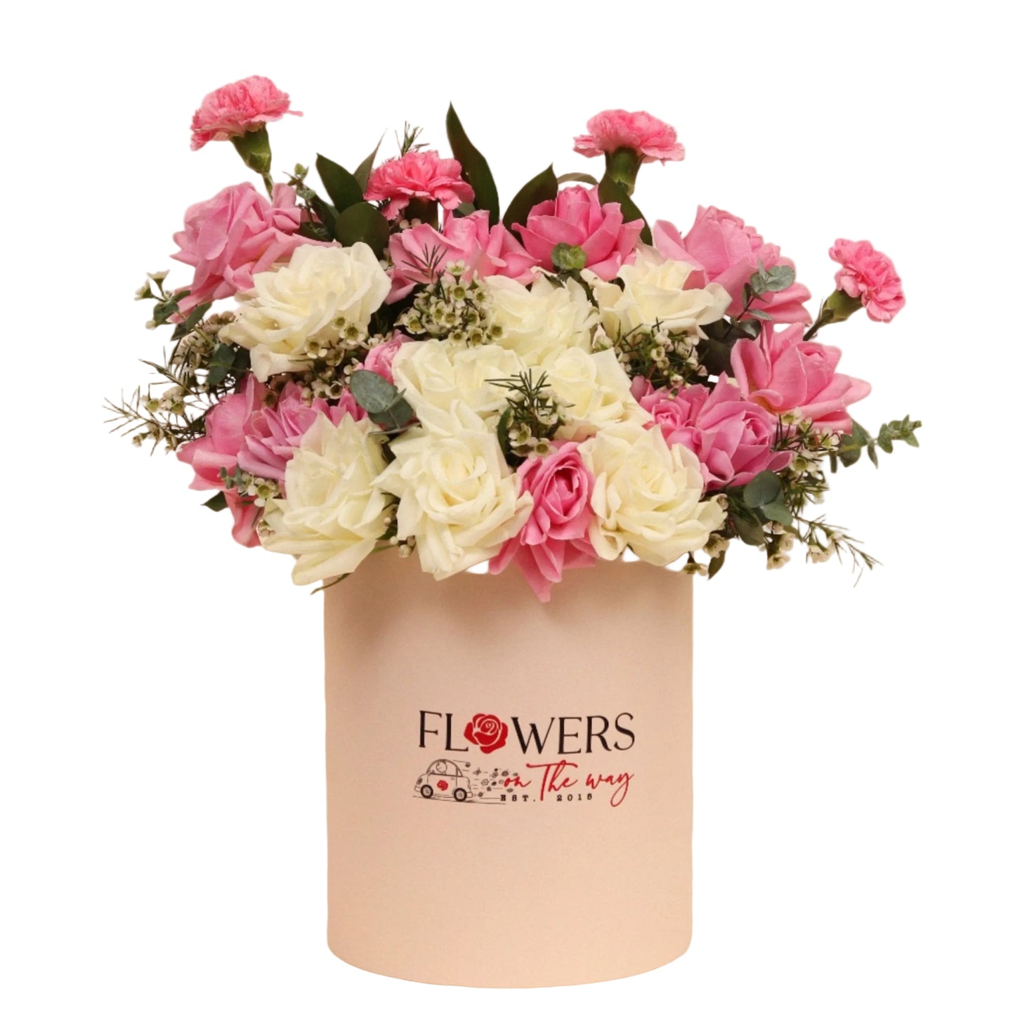 Feel the Flower Pulse with this elegant pink and white arrangement. Soft pink blooms convey affection and grace, while pure white flowers symbolize sincerity and peace — creating a bouquet that speaks to both the heart and soul.
Available for same-day flower delivery in Dubai – perfect for elegant gifting and meaningful floral moments.