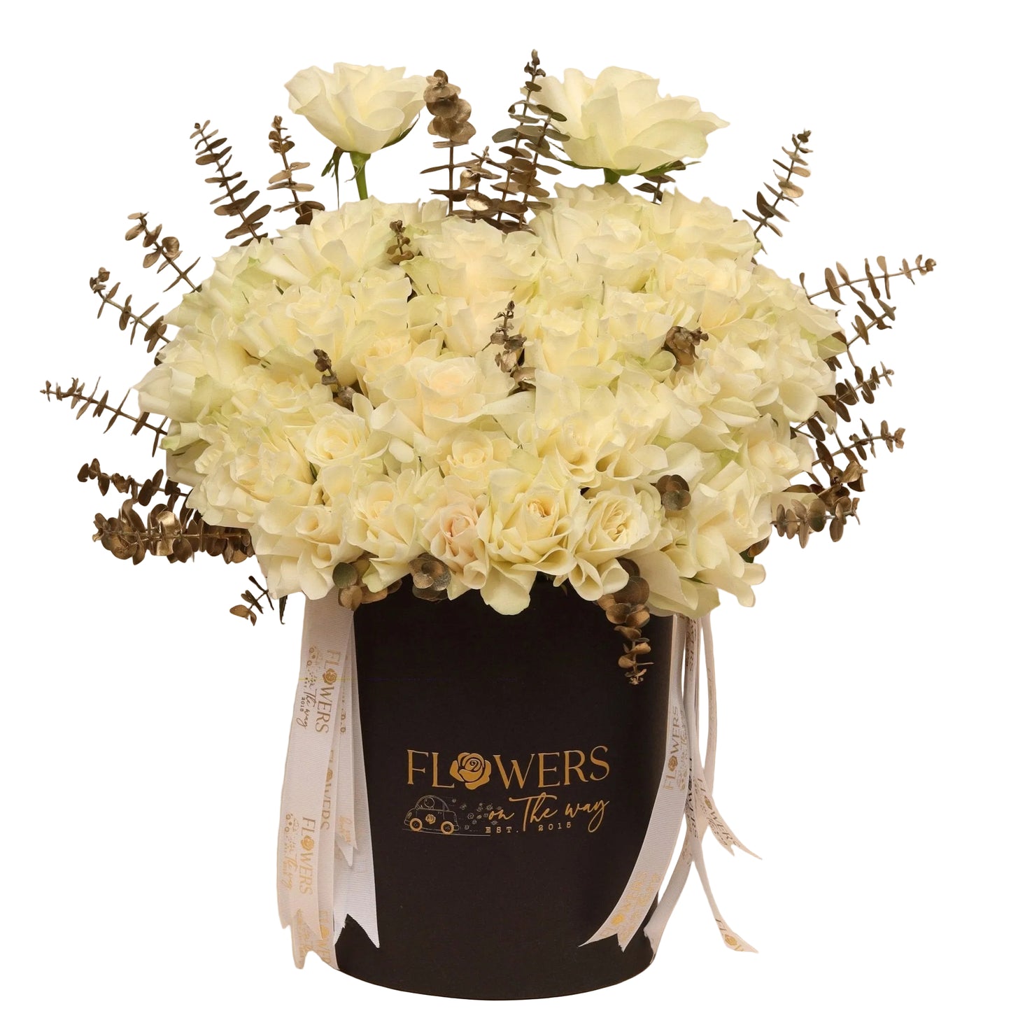The Breeze of Life is an elegant arrangement of pristine white roses that embodies purity, grace, and timeless simplicity. Each velvety ivory bloom is carefully placed to create a serene and sophisticated floral experience.
Elegance in every petal — a refined expression delivered with care in the heart of Dubai.