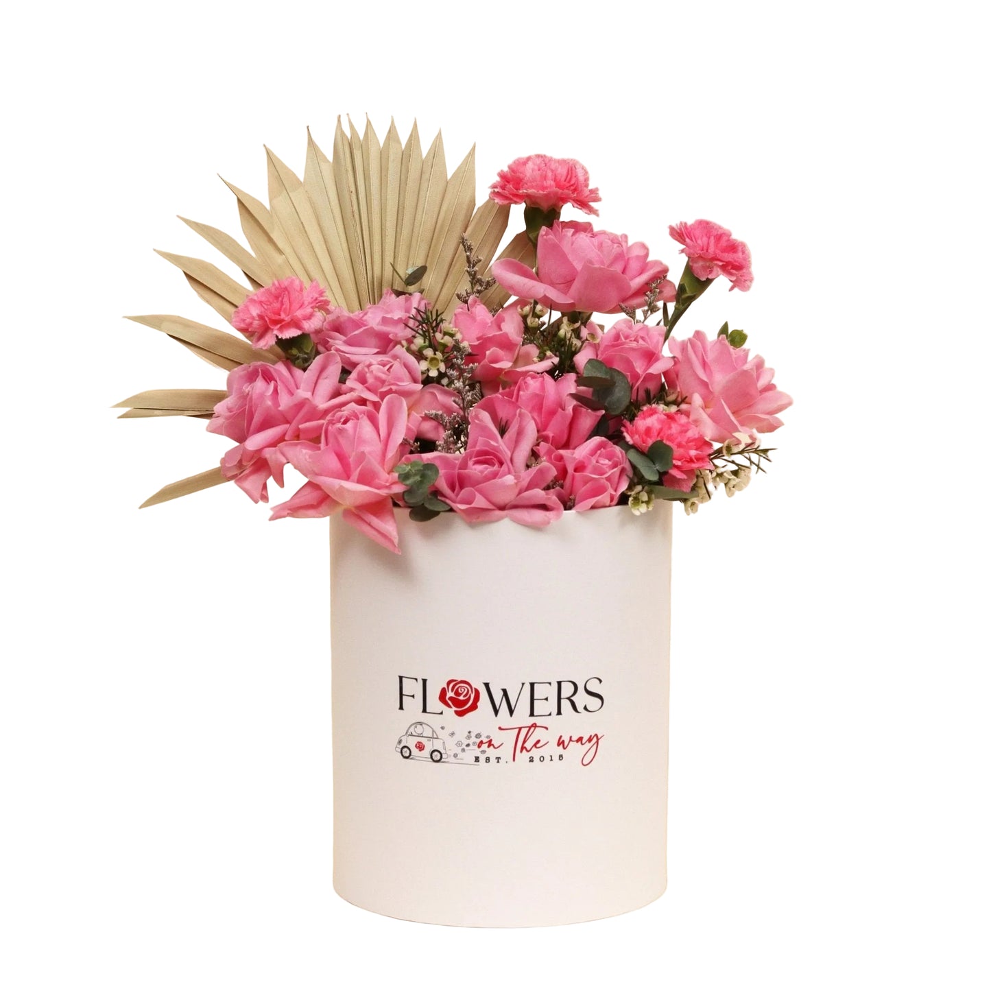 A Rosy Promise of elegance and romance. This effortlessly chic arrangement features delicate pink blooms in soft blush and rich rose tones — capturing the essence of tenderness, joy, and graceful beauty.
Available for fast flower delivery in Dubai – a perfect gift for romantic moments, thank-yous, or everyday elegance.