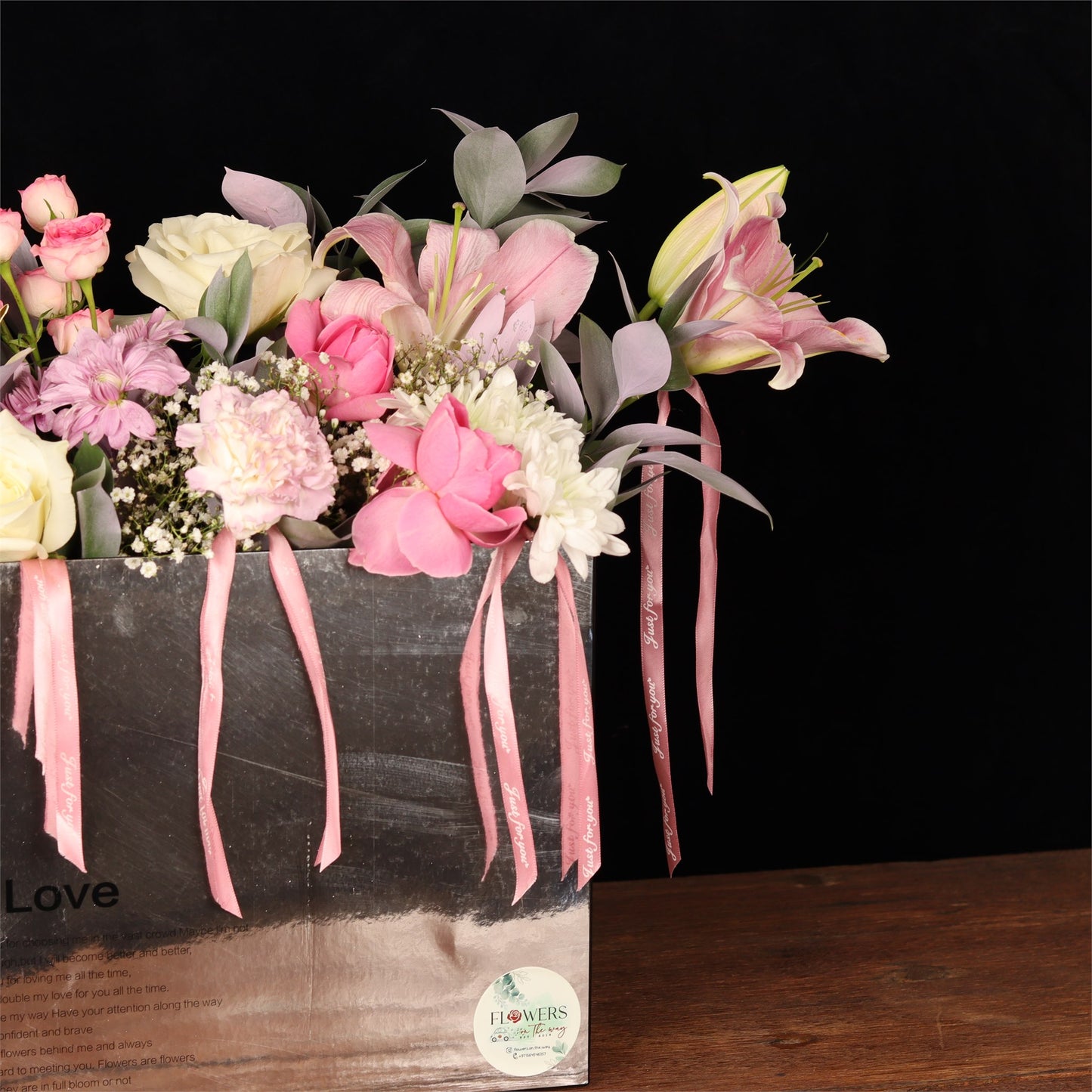 Pastel Ribbon Bloom Box - alternate view