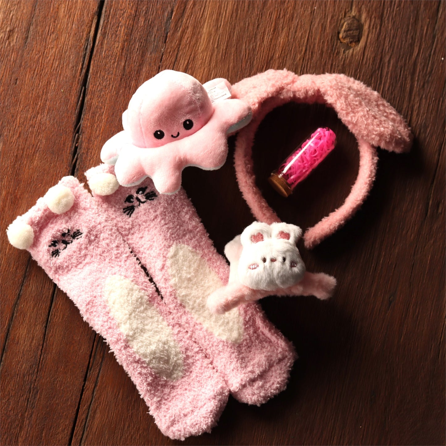Pink Octopus Comfort Set
