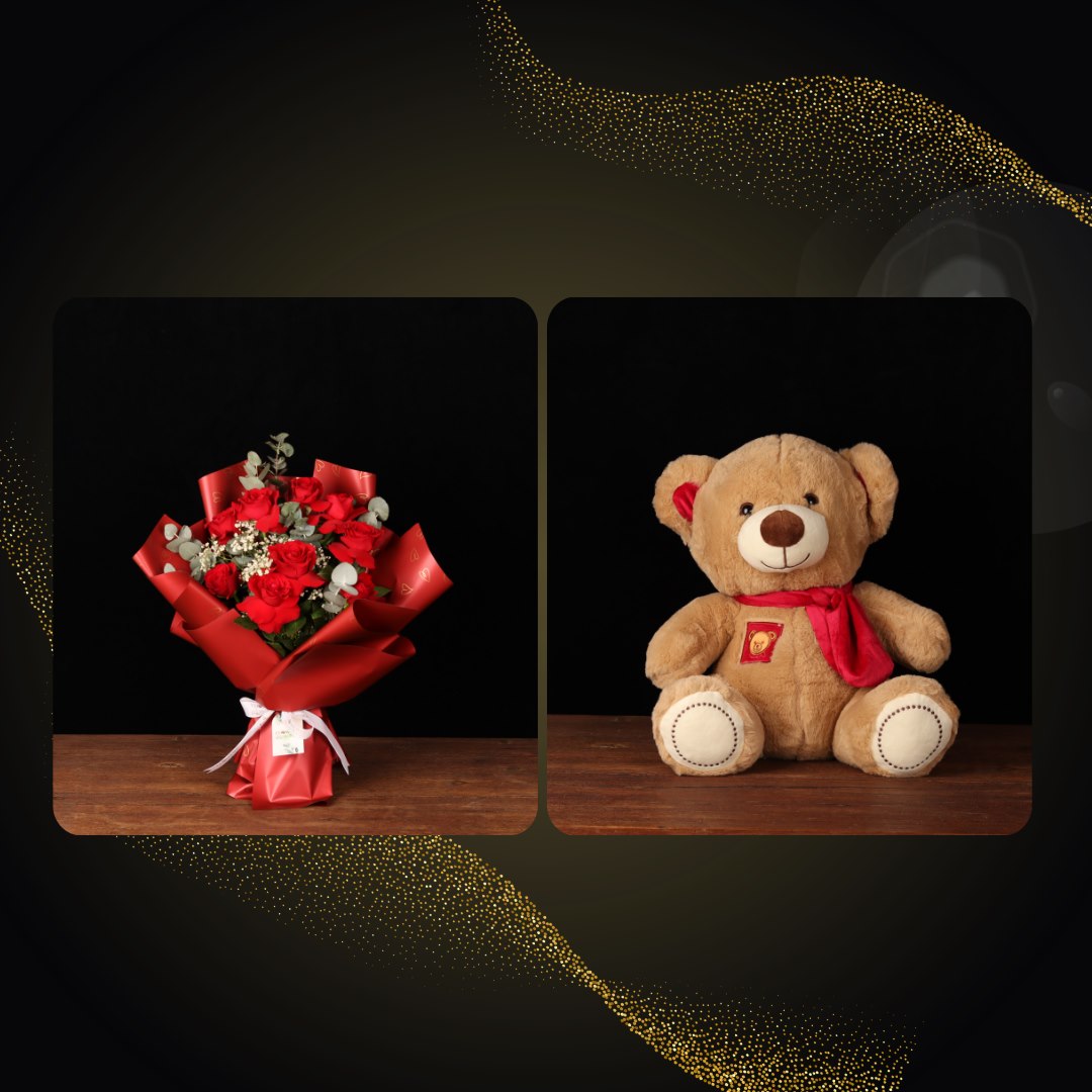 Red Roses & Teddy Offer