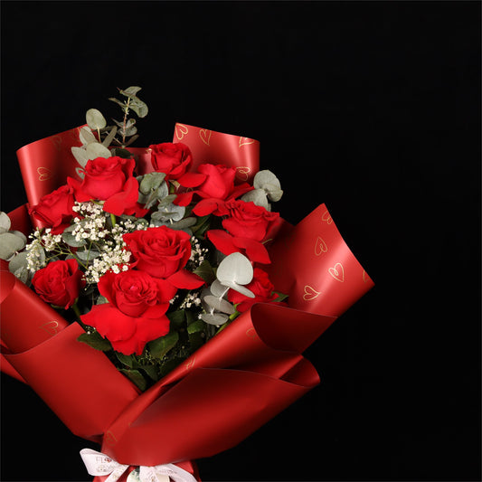 Scarlet Ribbon Bouquet - alternate view