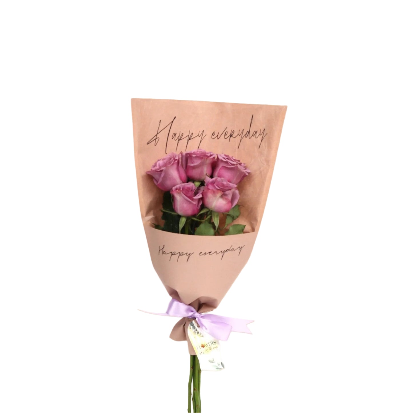 A graceful bouquet of 5 purple hyacinths, offering a captivating scent and a rich, elegant look. A unique and thoughtful gift that symbolizes charm, serenity, and refinement.