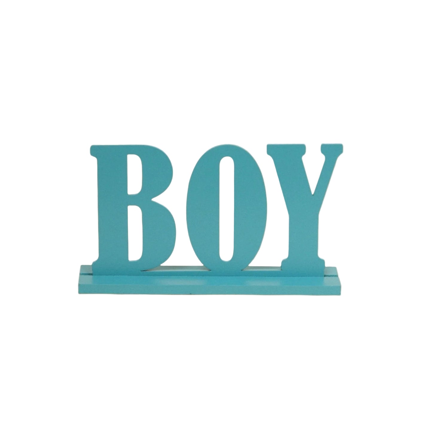 Charming wooden stand featuring "Baby Boy" in soft blue – perfect for decorating baby showers, gift tables, or welcoming a newborn. Its clean and simple design adds a sweet touch to any setup, whether used at home or as part of a thoughtful gift.