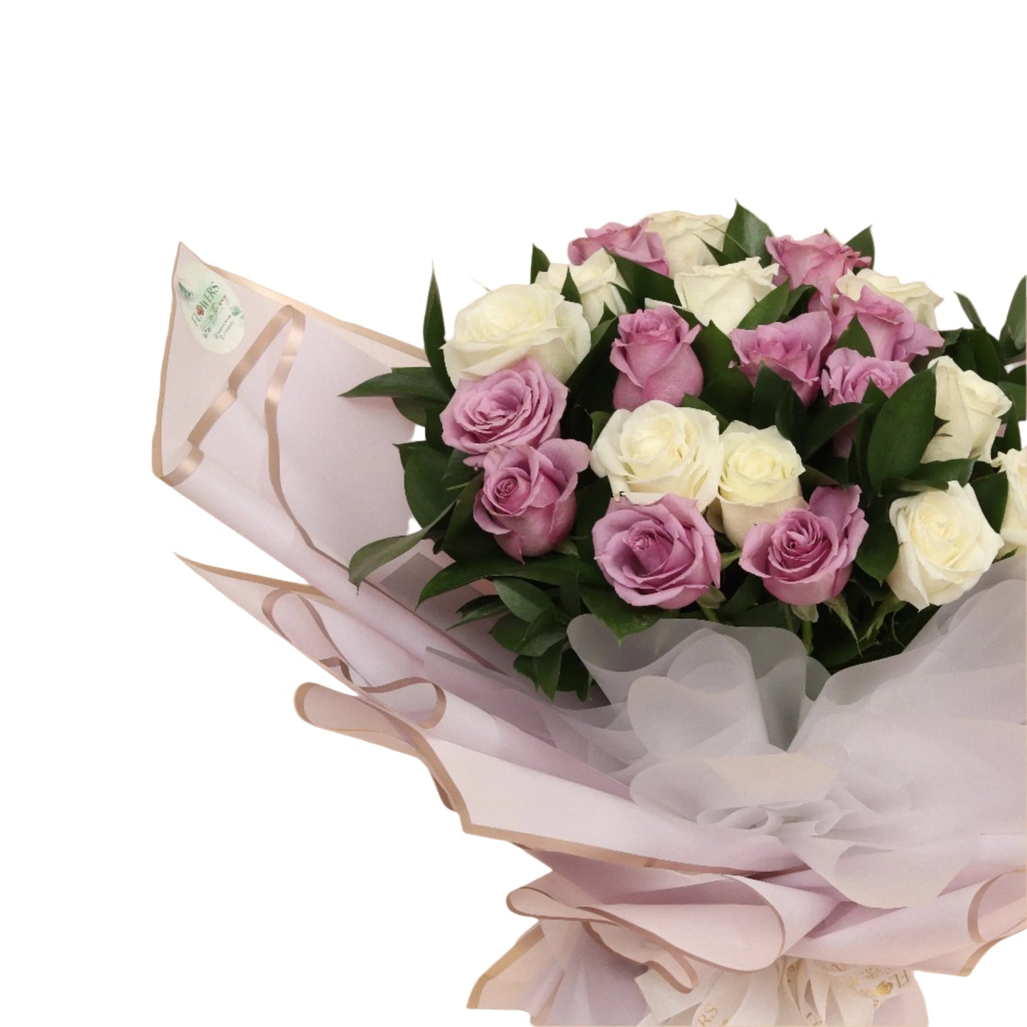 Pure Blossom is a stunning harmony of elegance and enchantment. This white and purple bouquet blends crisp, pure blooms symbolizing sincerity with rich violet tones that evoke mystery and charm — a bouquet that speaks with quiet confidence.
A graceful contrast of light and depth — delivered fresh and styled to impress across Dubai.