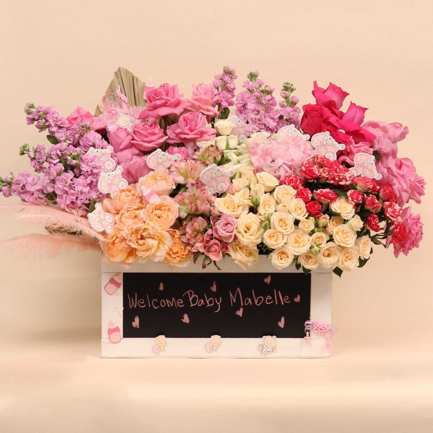 تنسيق الزهور الفاخر | Deluxe Floral Arrangement - Flowers On The Way