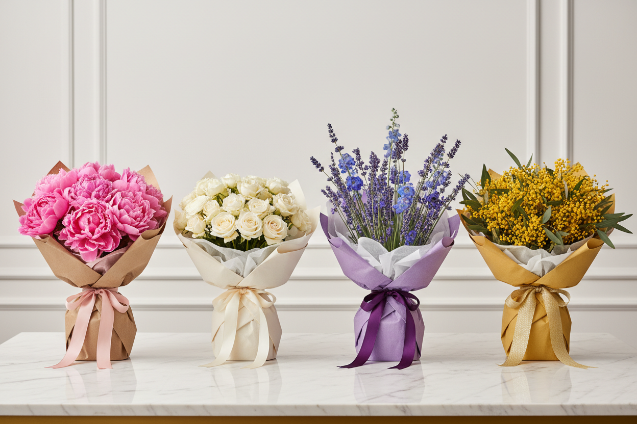 بوكيه ورد أنيق مناسب لجميع المناسبات 💐 | Elegant flower bouquet for every occasion