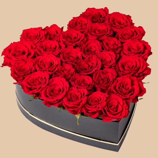 A box that radiates passion and elegance — Red Rose Heart Box features a luxurious heart-shaped box filled with premium red roses, artfully arranged to express love in its finest form. A perfect romantic gift for anniversaries, Valentine’s Day, or any heartfelt occasion. Available with same-day flower delivery in Duba