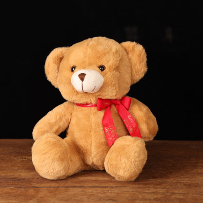 Classic Caramel Teddy Bear – 30cm brown plush bear, second alternate view