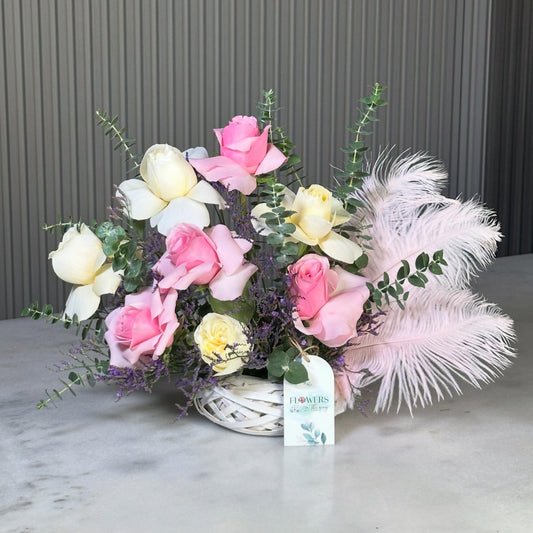 Blushing Elegance Basket