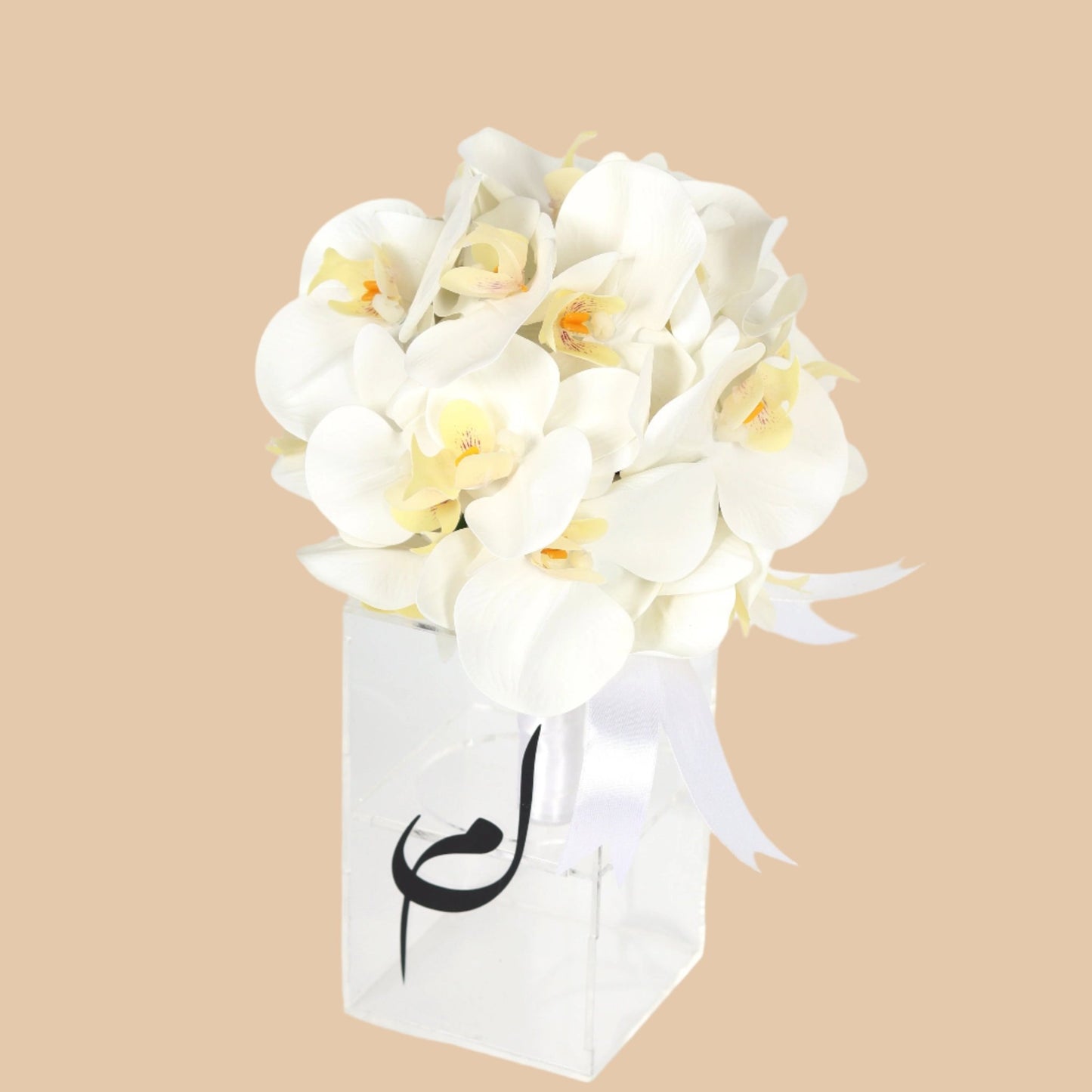 عشق الأوركيد | Orchid Love – Bridal Bouquet - Flowers On The Way