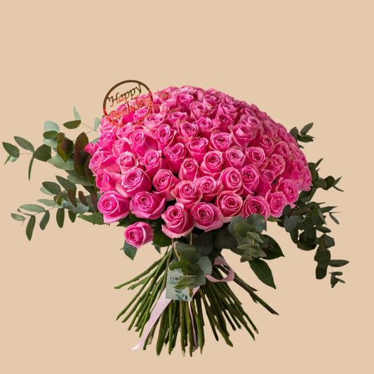 عيد وردي | Pink Birthday Bloom - Flowers On The Way