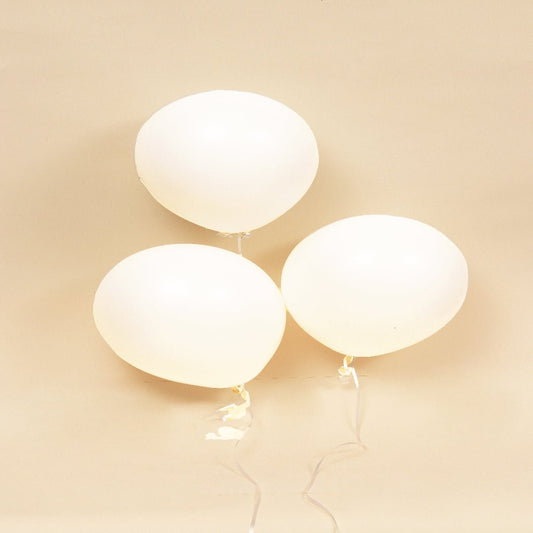 بالون أبيض | White Helium Balloon - Flowers On The Way