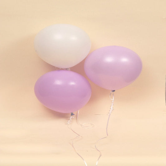بالون بنفسجي وأبيض | Purple &amp; White Balloon - Flowers On The Way