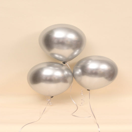 بالون فضي | Silver Helium Balloon - Flowers On The Way