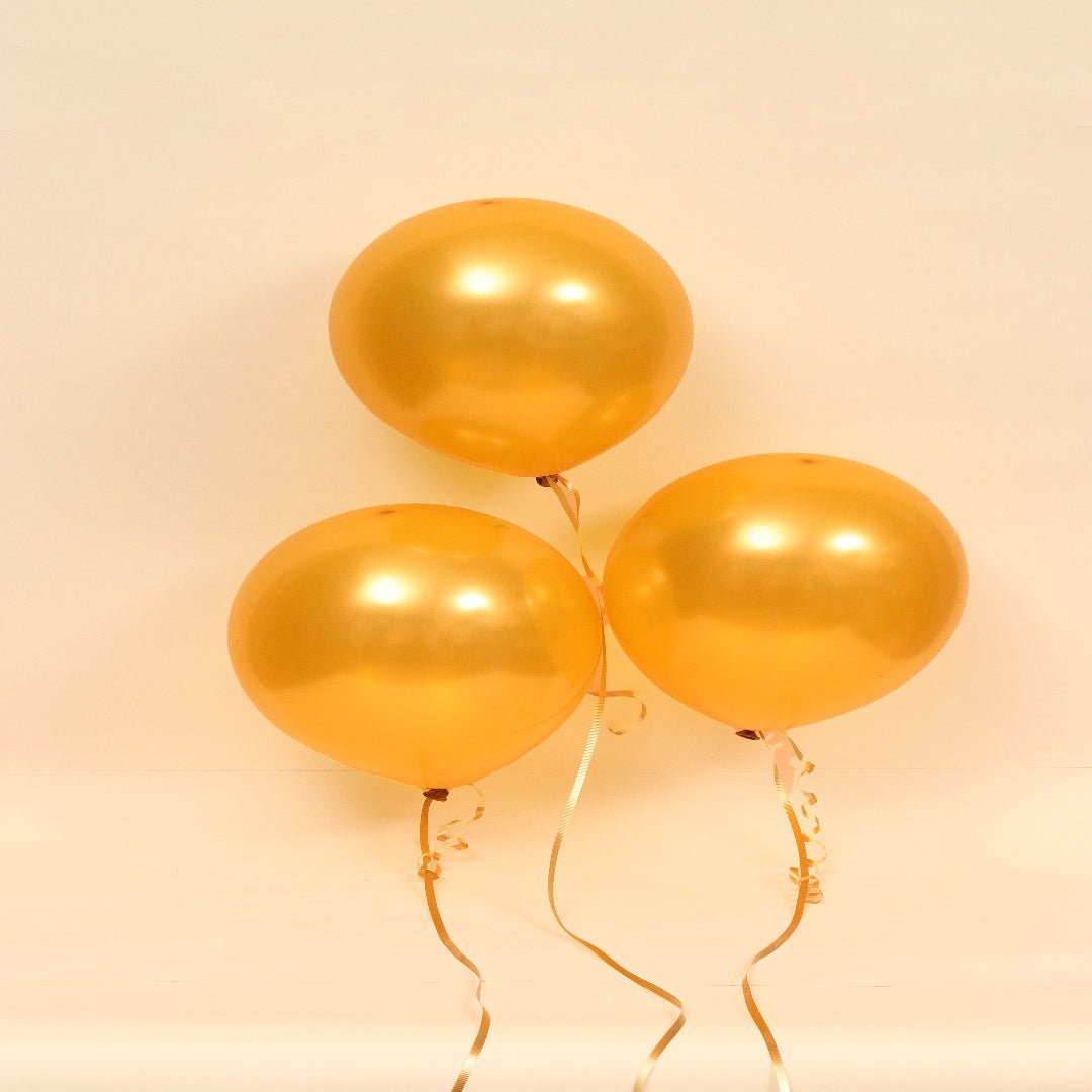 بالون ذهبي | Gold Helium Balloon - Flowers On The Way