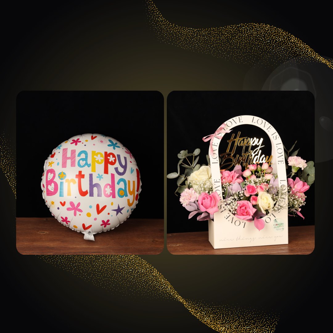 Birthday Balloon & Arch Blooms Offer