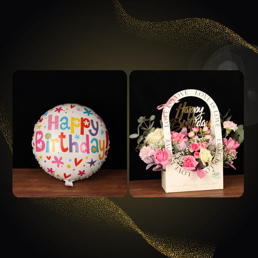 Birthday Balloon & Arch Blooms Offer