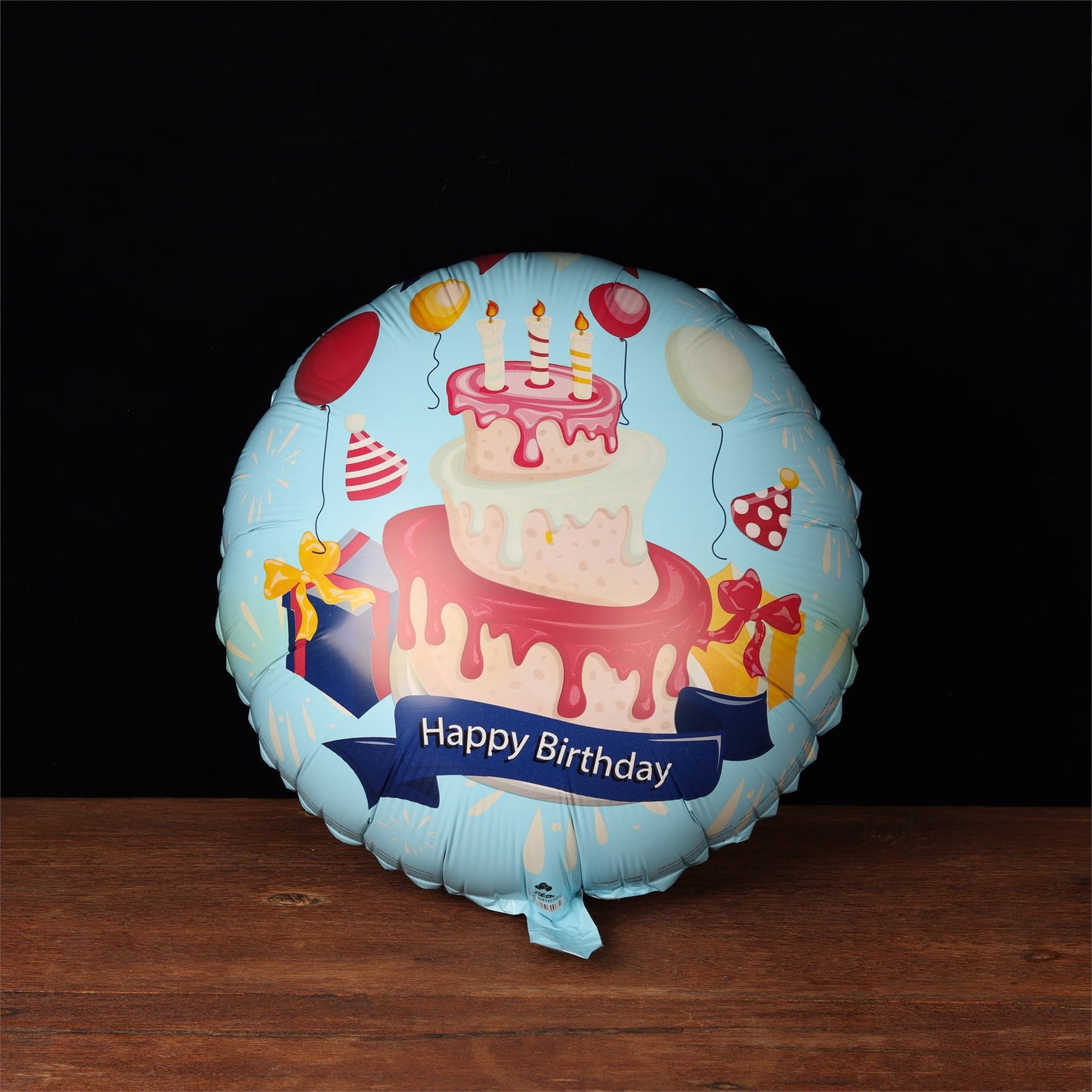 Birthday Cake Blue Balloon