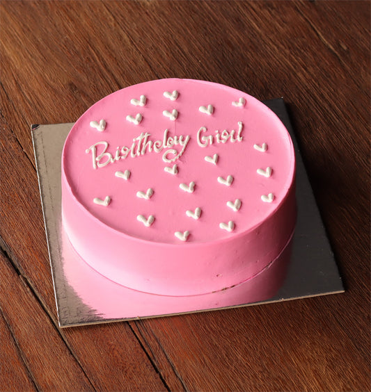 Birthday Girl Pink Cake