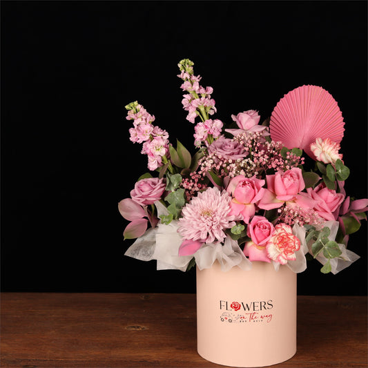 Blush Fan Bloom Box - alternate view