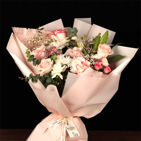 Blush Garden Bouquet - alternate view