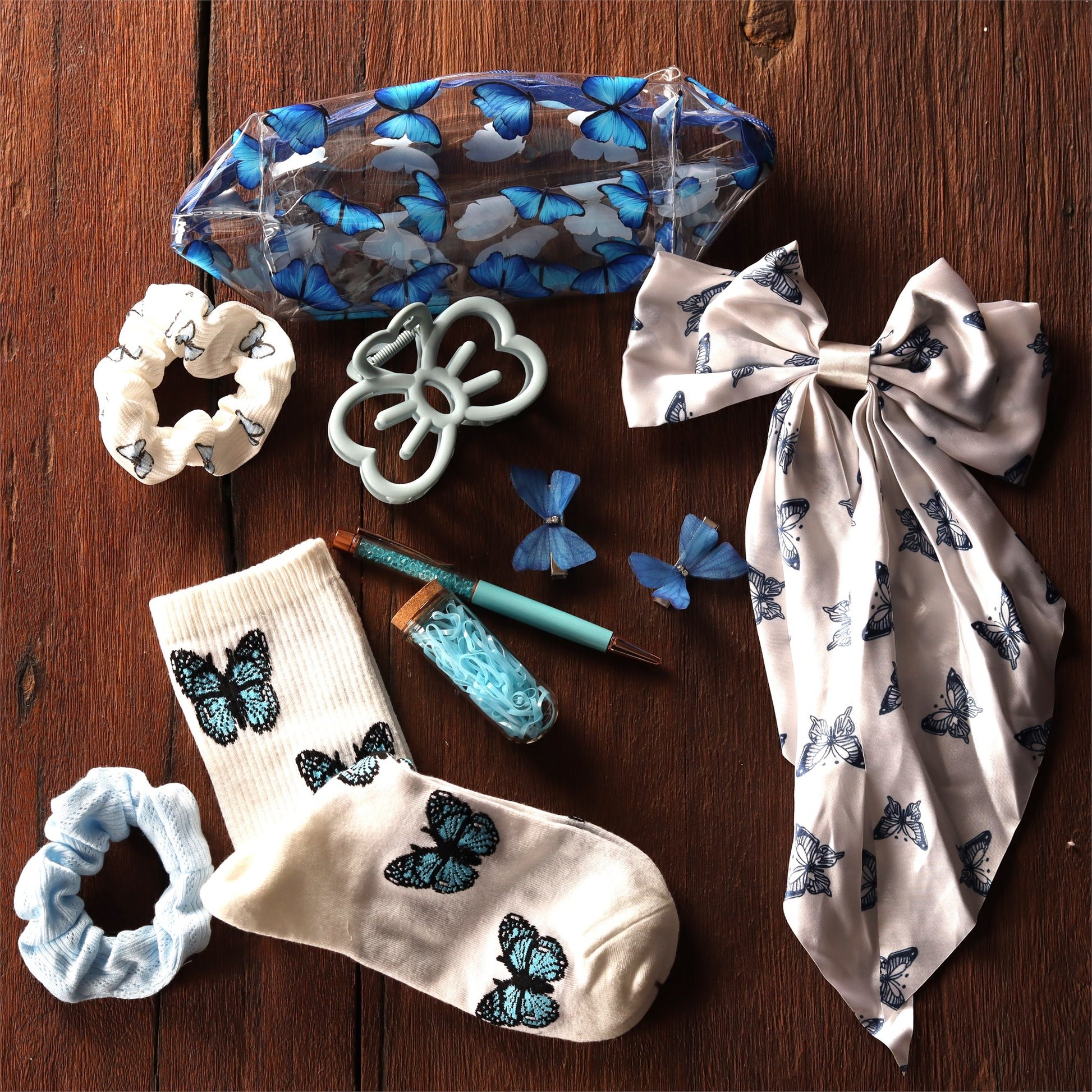 Butterfly Scarf Gift Set