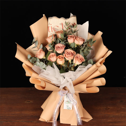 Cappuccino Rose Bouquet