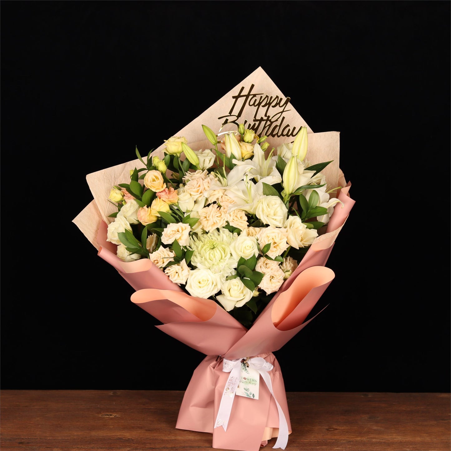 Cream Birthday Bouquet