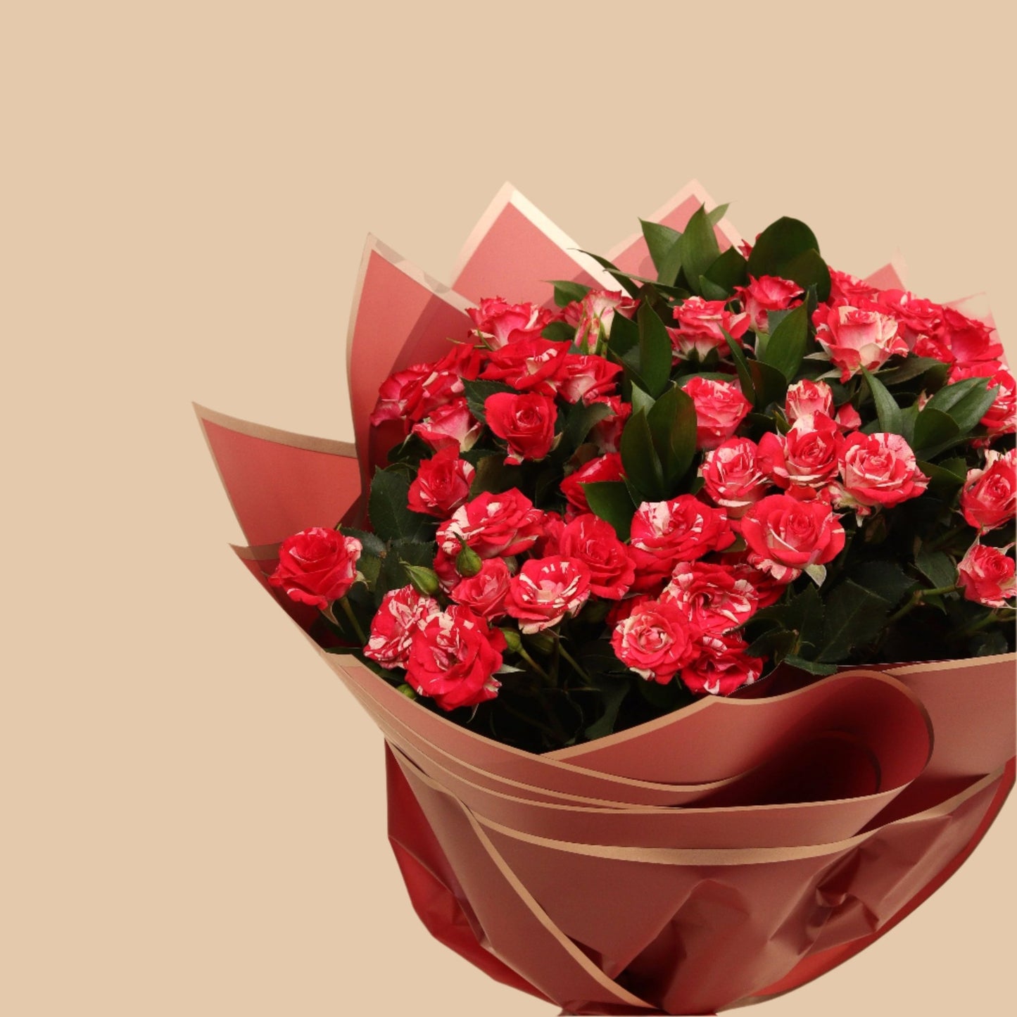 دفء خمري | Burgundy Bloom – Baby Spray Roses - Flowers On The Way