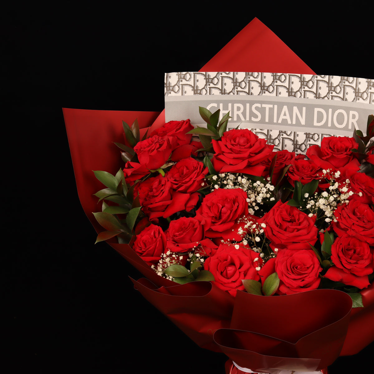 Couture Romance Bouquet – alternate view, Valentine's Day flower delivery Dubai