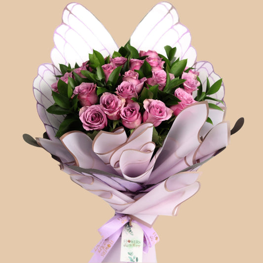 فراشة البنفسج | Lavender Butterfly - Flowers On The Way