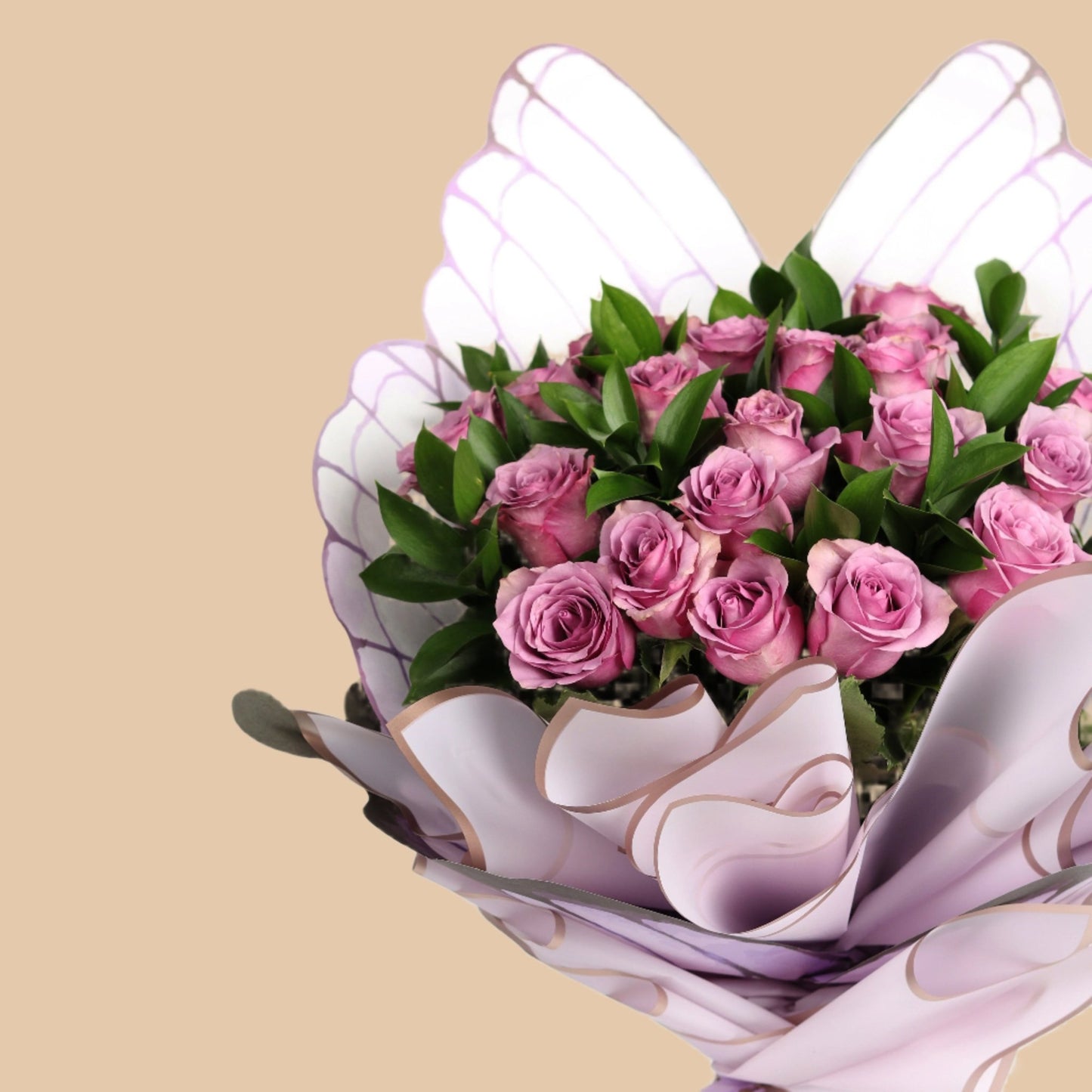 فراشة البنفسج | Lavender Butterfly - Flowers On The Way