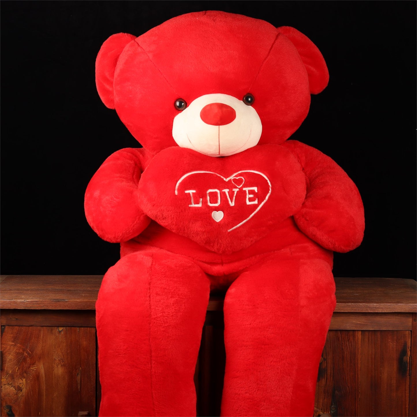 Giant Crimson Cozy Bear (2-Meter)