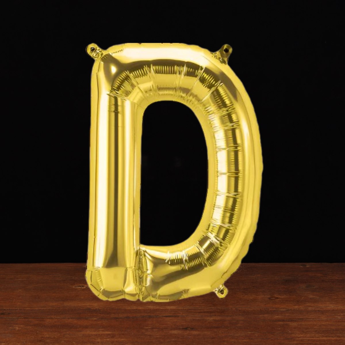 Gold Letter D Balloon