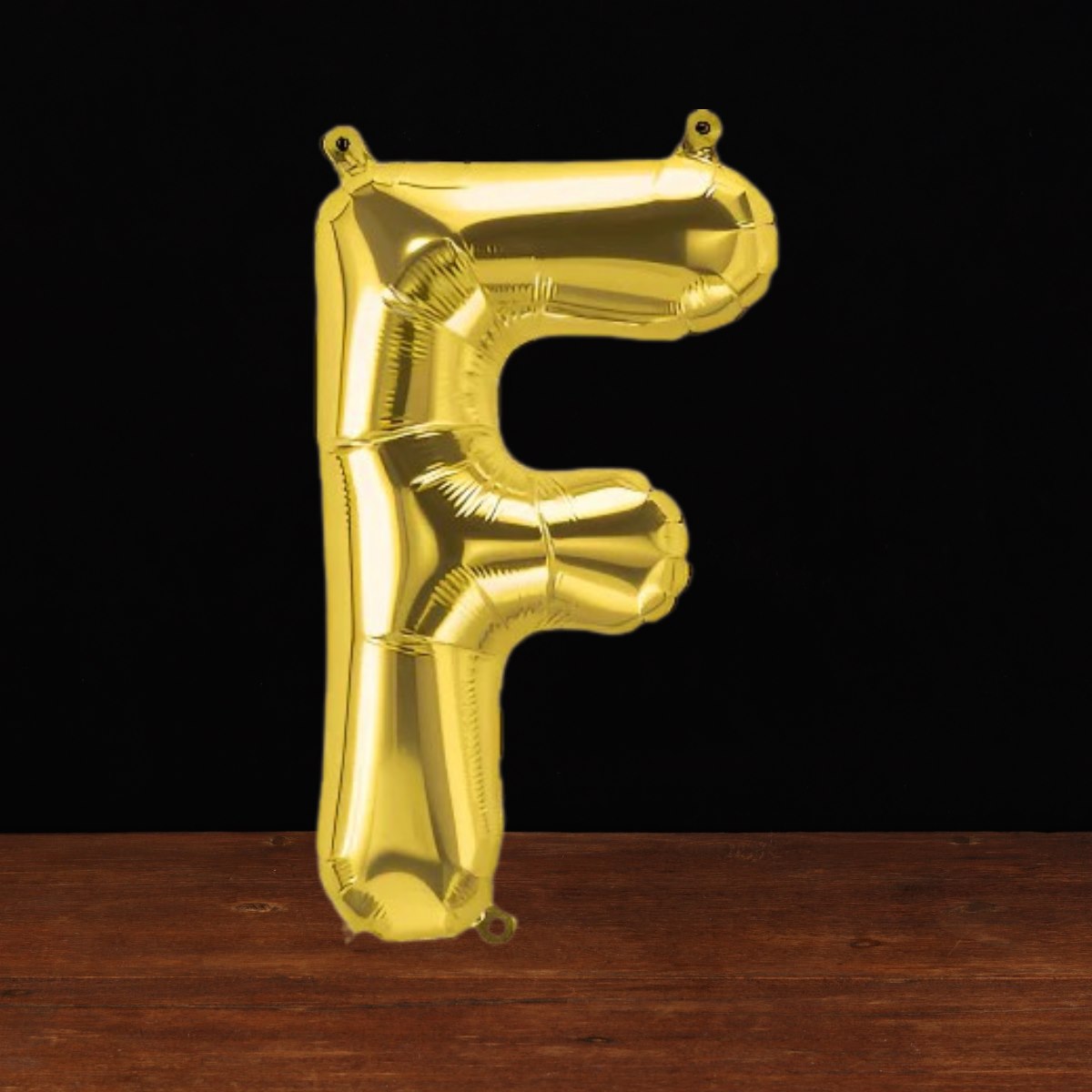 Gold Letter F Balloon