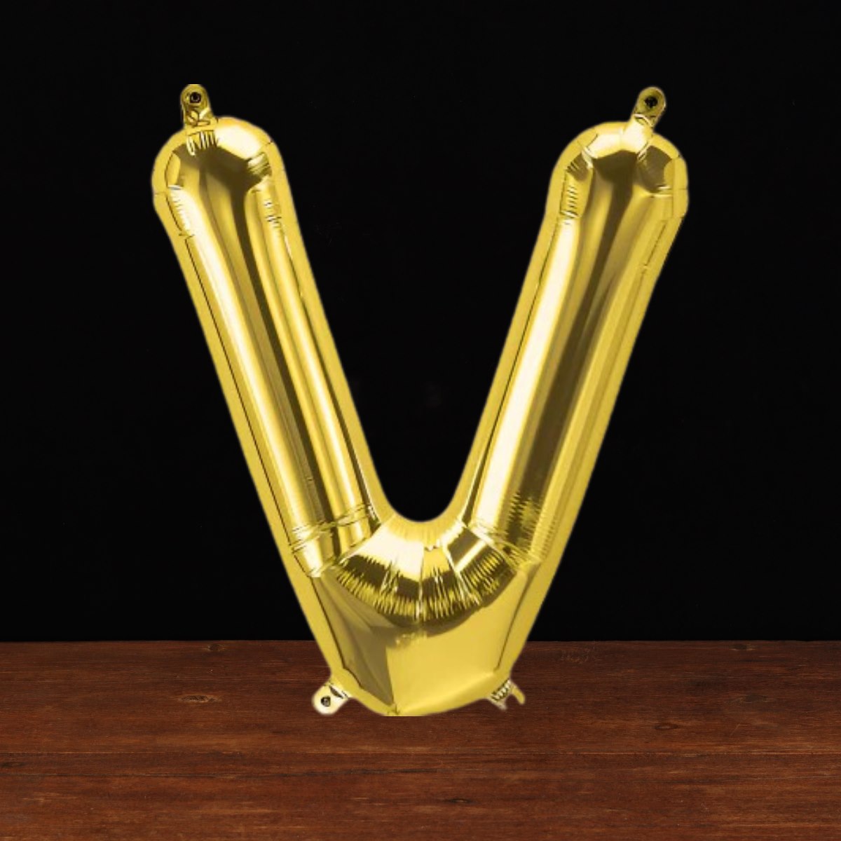 Gold Letter V Balloon