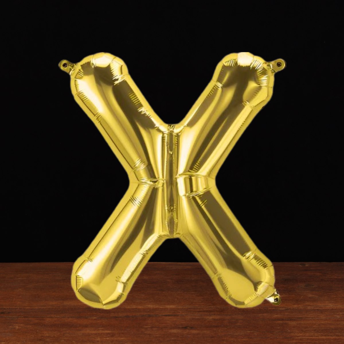 Gold Letter X Balloon